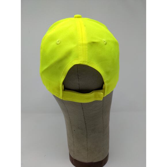 Autographed Friends of the Fox Hat Embroidered Strapback Yellow 2 Signatures - Picture 8 of 12